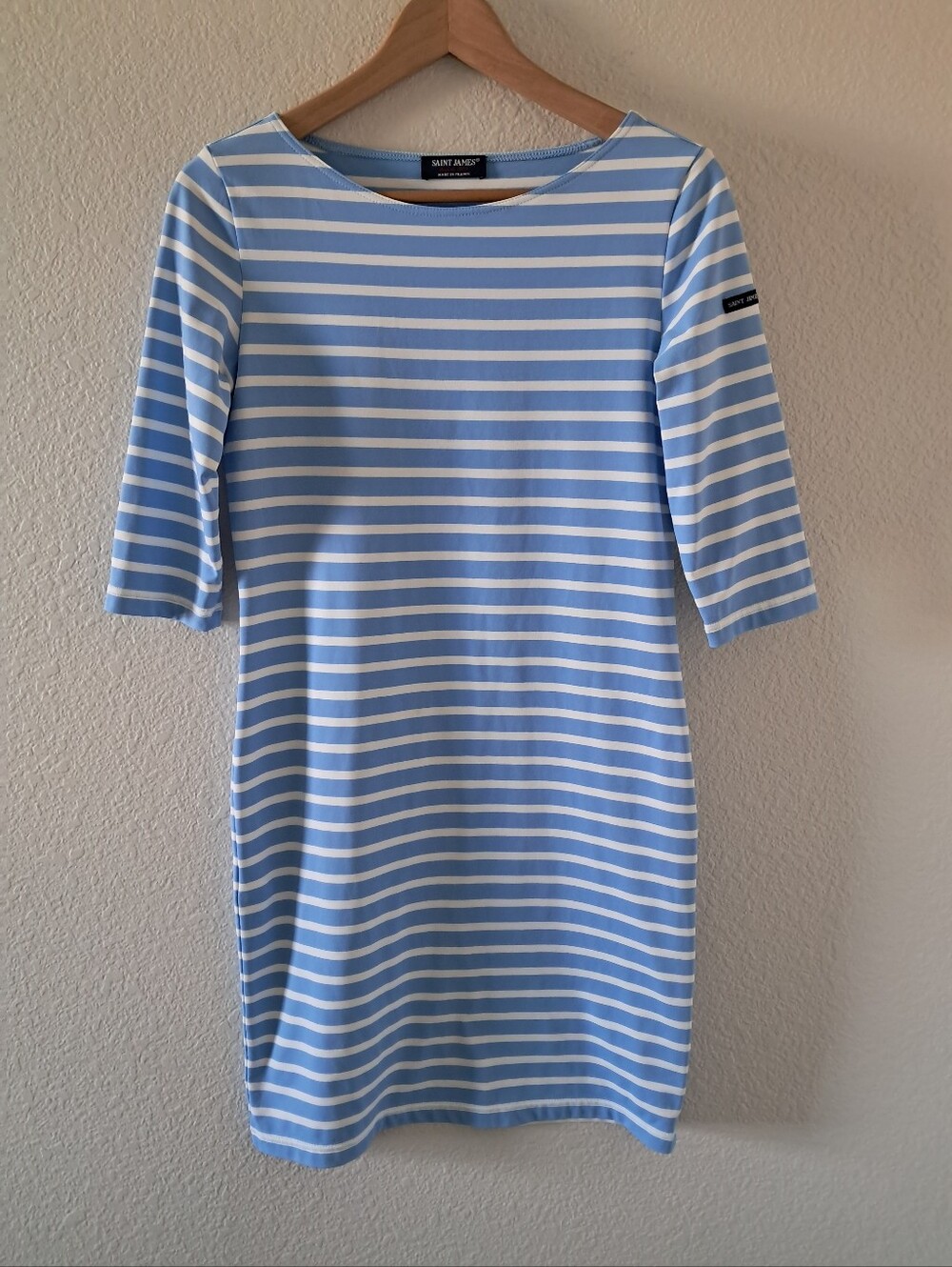 Saint James Dress Striped Size 6 Blue French Sailor Nautical Coastal
